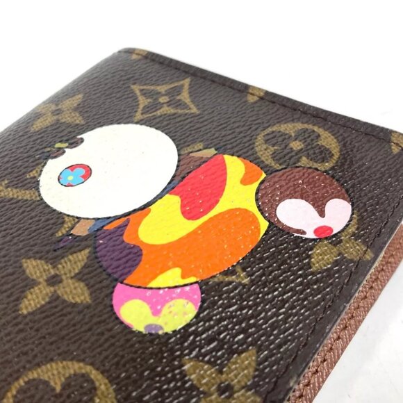 LOUIS VUITTON M61729 Monogram Panda Porto Monezup Murakami Takashi Long Wallet - Picture 6 of 15